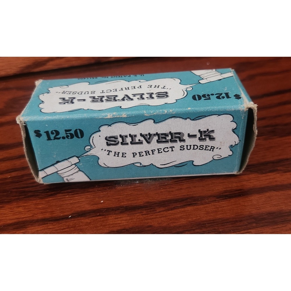 Vintage‎ Silver-k The Perfect Sudser With Original Box And Instructions